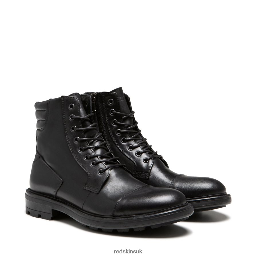 Redskins Footwear Men BLACK Efficace Leather Boots RB620P189