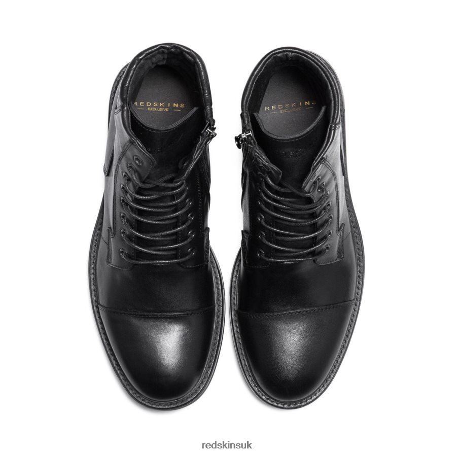 Redskins Footwear Men BLACK Efficace Leather Boots RB620P189