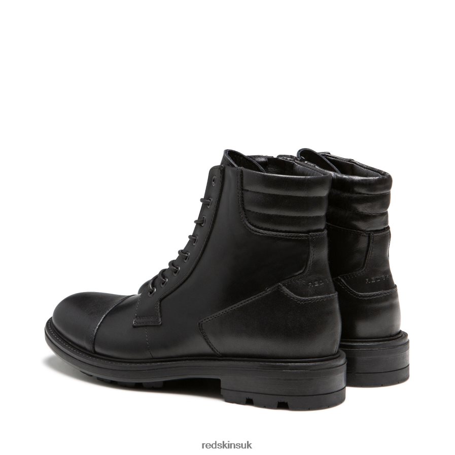 Redskins Footwear Men BLACK Efficace Leather Boots RB620P189