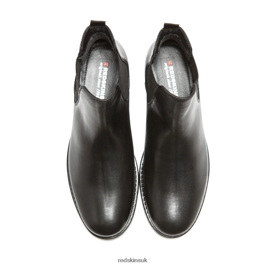 Redskins Footwear Men BLACK Nathan Leather Chelsea boots RB620P237