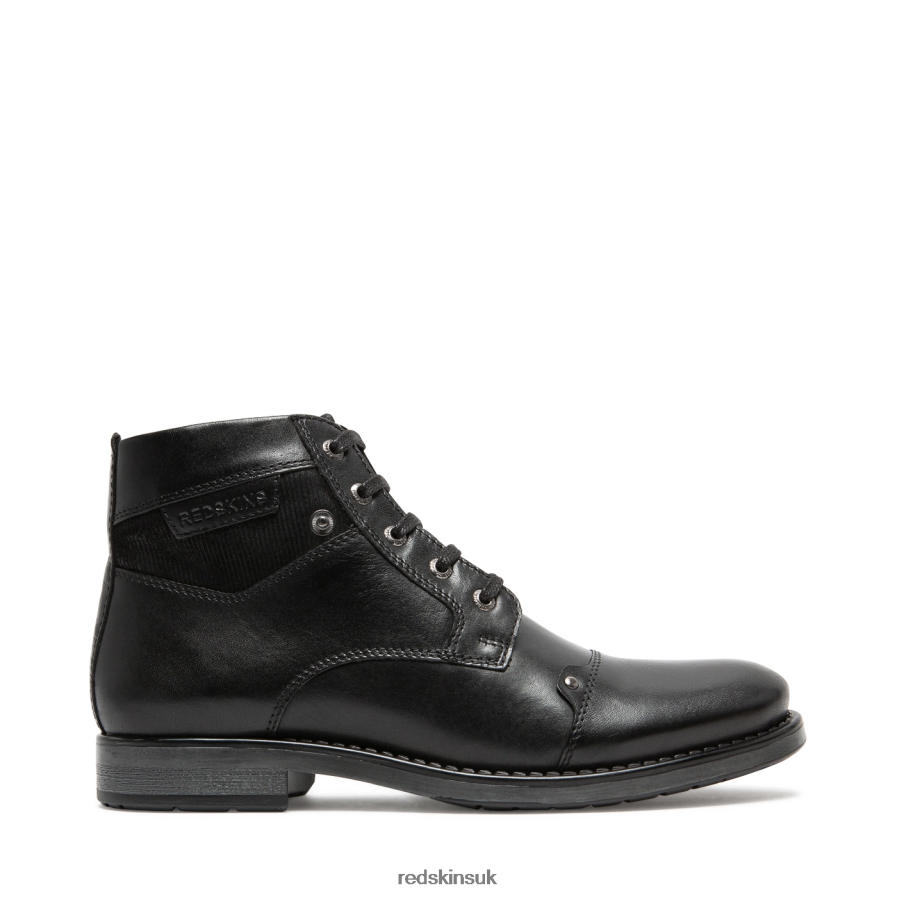 Redskins Footwear Men BLACK Nissa Leather Boots RB620P239