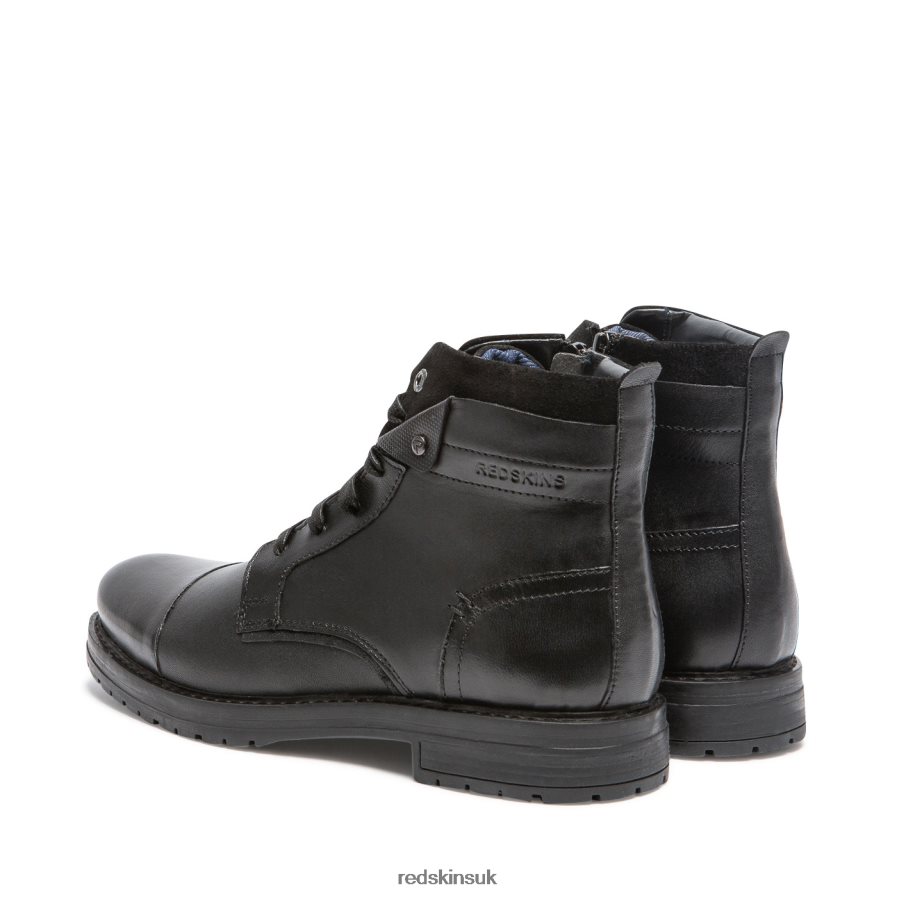 Redskins Footwear Men BLACK Notif Leather Boots RB620P207