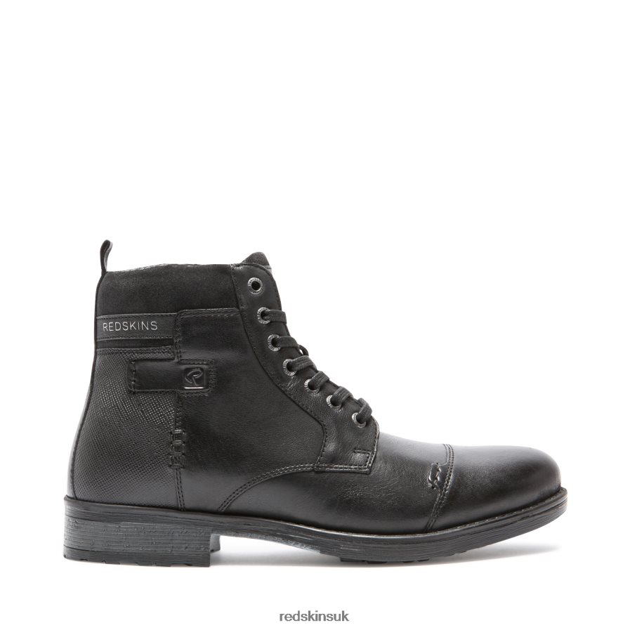Redskins Footwear Men BLACK Spicy Leather Boots RB620P229