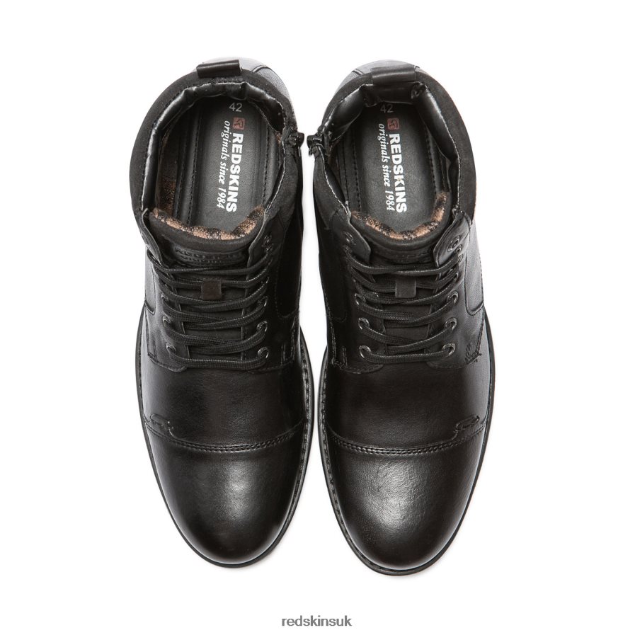 Redskins Footwear Men BLACK Spicy Leather Boots RB620P229