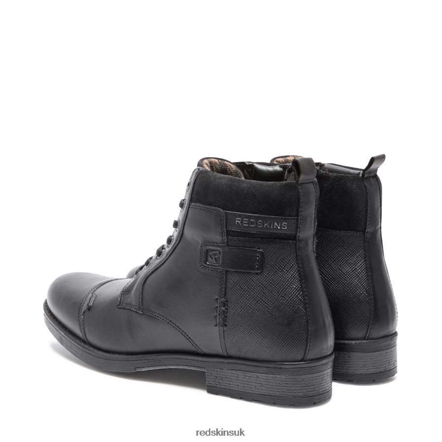 Redskins Footwear Men BLACK Spicy Leather Boots RB620P229