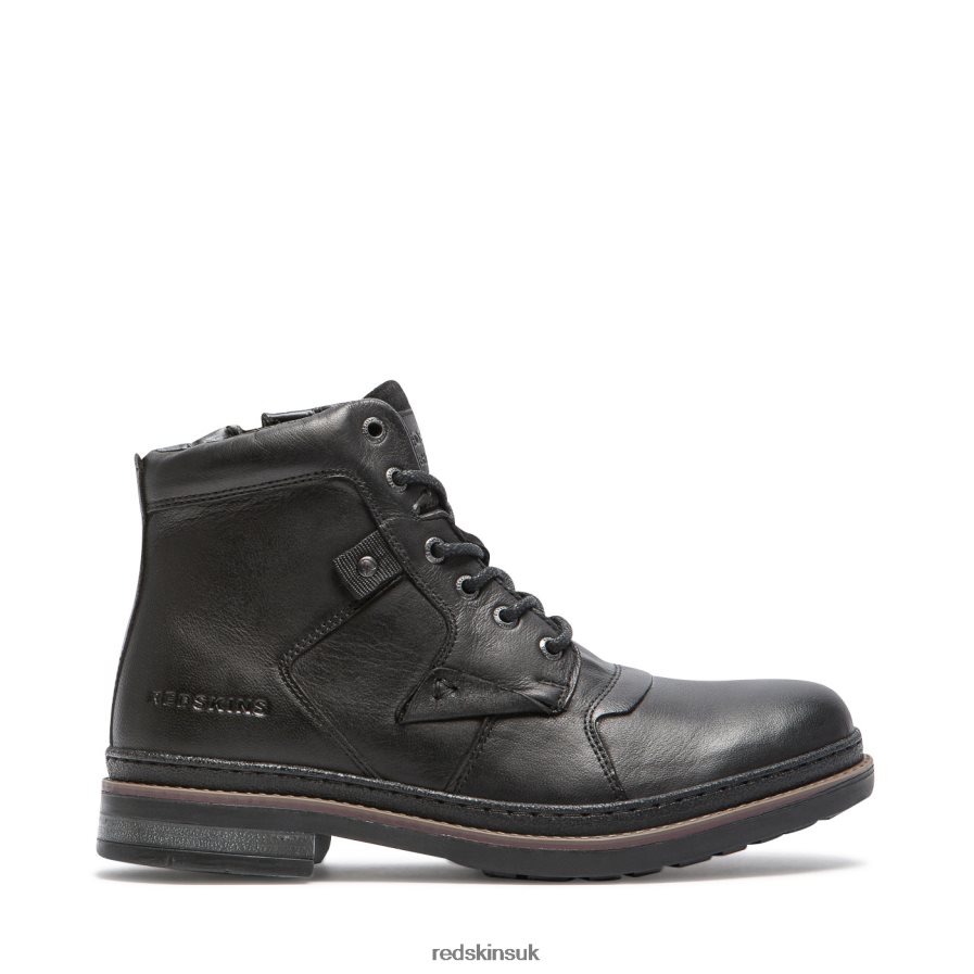 Redskins Footwear Men BLACK Triomphe Leather Boots RB620P220