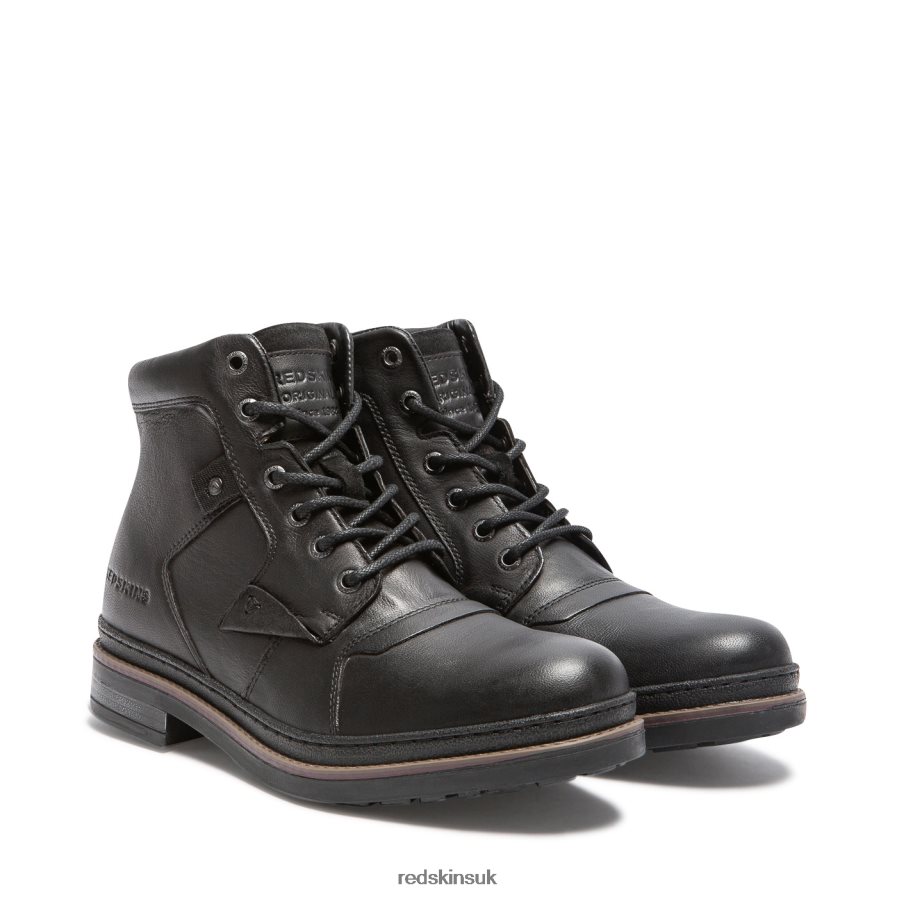 Redskins Footwear Men BLACK Triomphe Leather Boots RB620P220