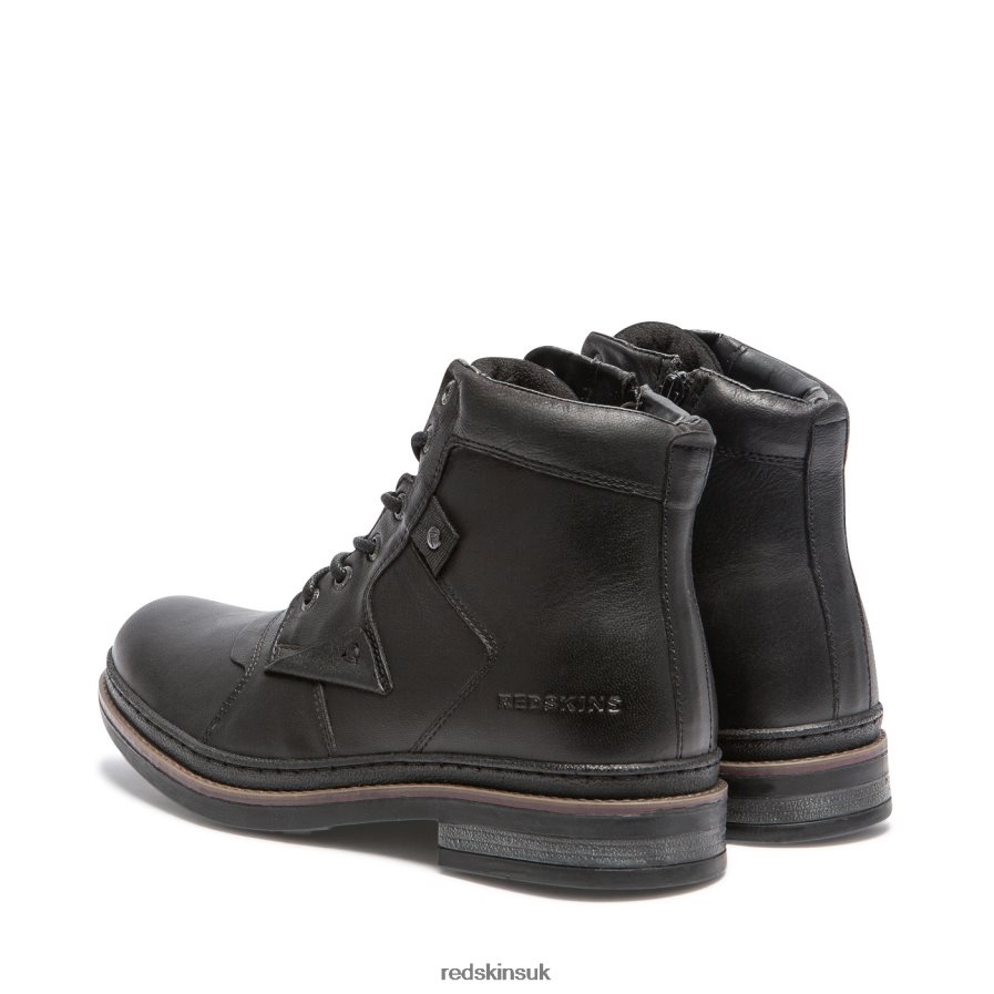 Redskins Footwear Men BLACK Triomphe Leather Boots RB620P220