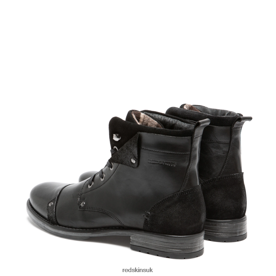 Redskins Footwear Men BLACK Yedes Leather Boots RB620P232