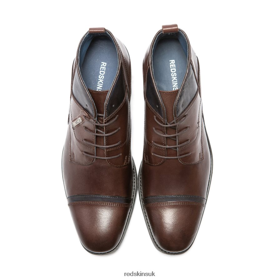 Redskins Footwear Men COFFEE + NAVY Realiste Leather Boots RB620P208