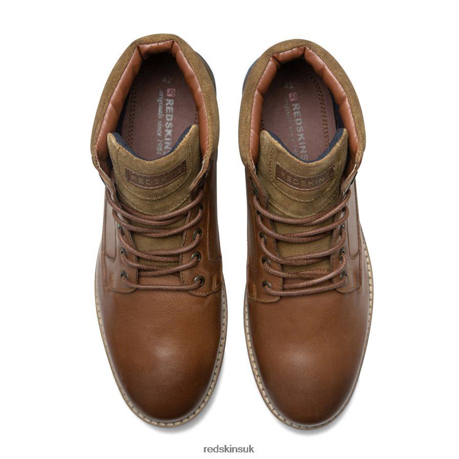 Redskins Footwear Men COGNAC Accro Leather Boots RB620P206