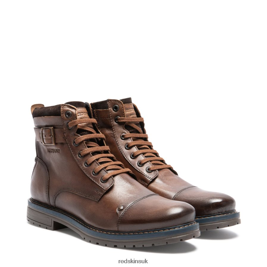 Redskins Footwear Men COGNAC + BROWN Tendance Leather Boots RB620P222