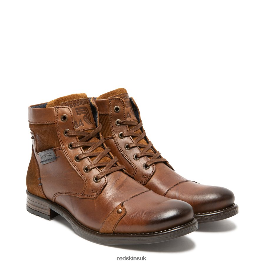 Redskins Footwear Men COGNAC Nitro Leather Boots RB620P236