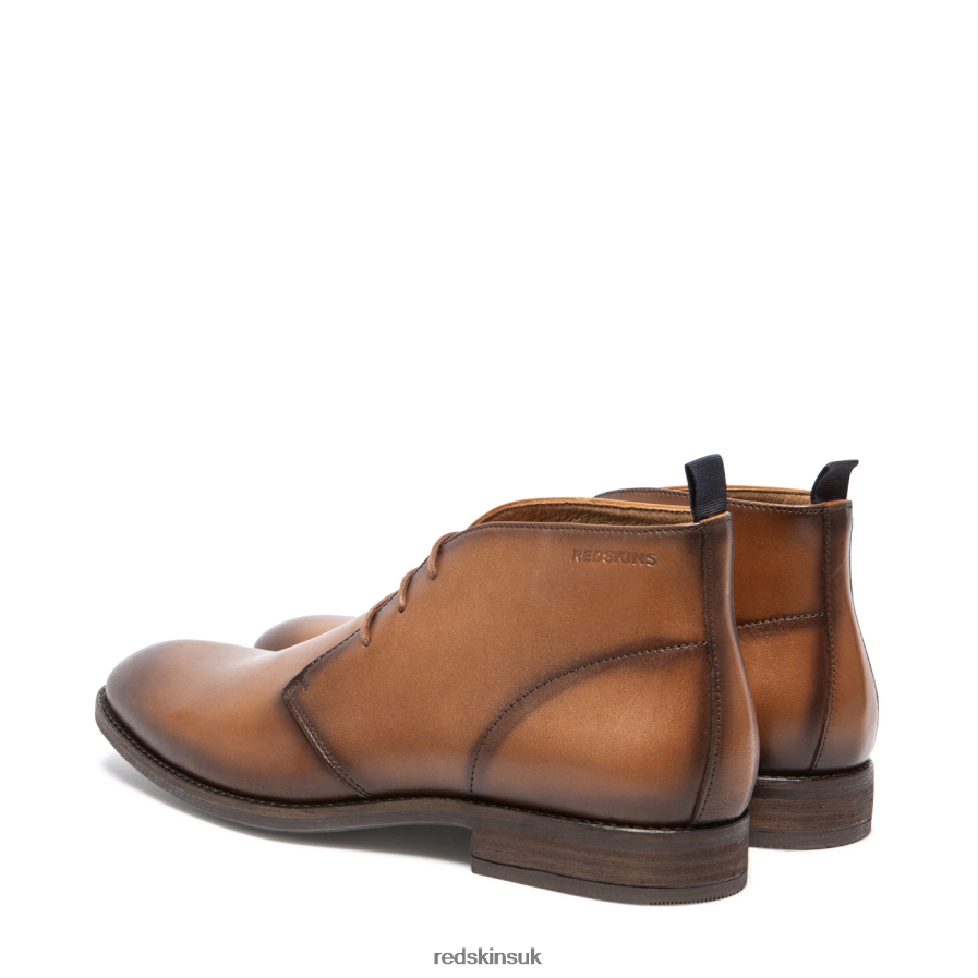 Redskins Footwear Men COGNAC Rayon Leather Derby shoes RB620P230