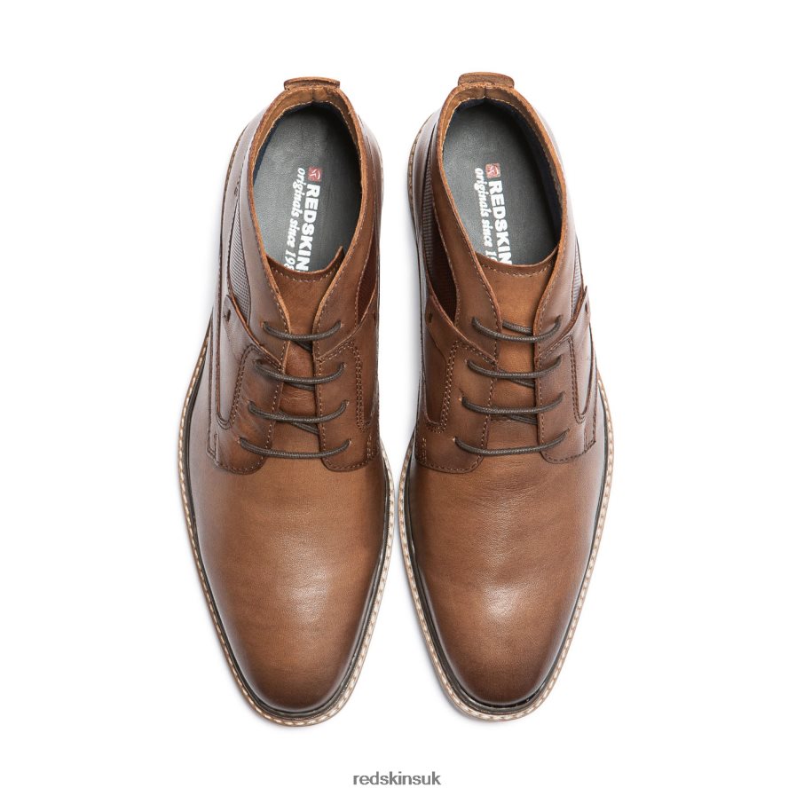 Redskins Footwear Men COGNAC Sauve Leather Boots RB620P233