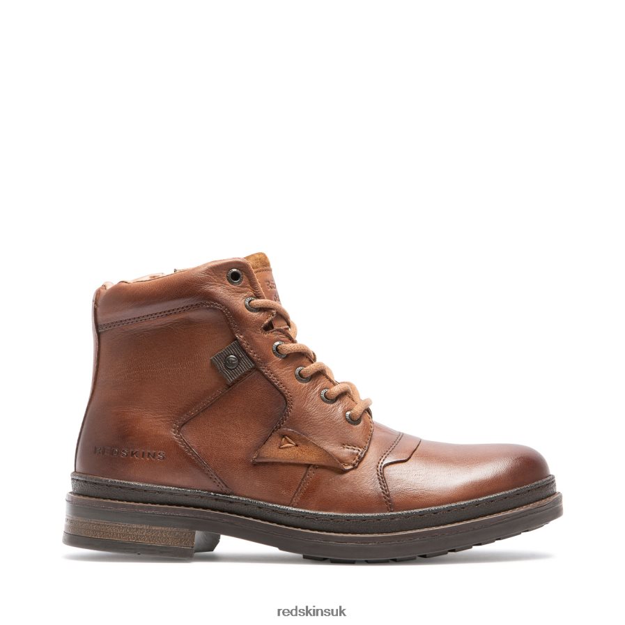 Redskins Footwear Men COGNAC Triomphe Leather Boots RB620P228