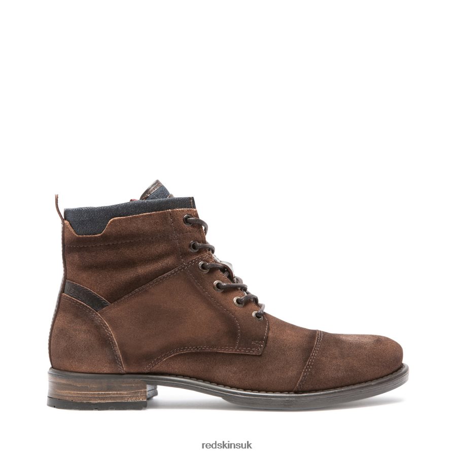 Redskins Footwear Men TAUPE + MARINE Naturel Suede Boots RB620P195
