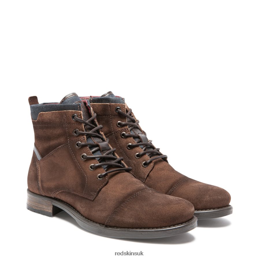 Redskins Footwear Men TAUPE + MARINE Naturel Suede Boots RB620P195