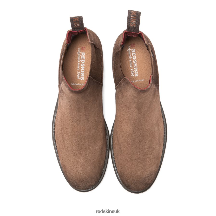 Redskins Footwear Men TAUPE Neurone Large Size Suede Chelsea boots RB620P242