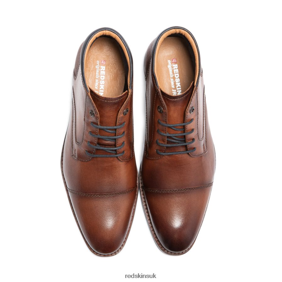 Redskins Footwear Men COGNAC + MARINE Visuel Leather Derby shoes RB620P253