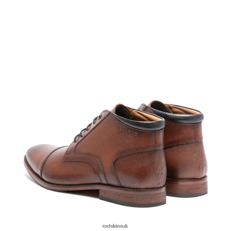 Redskins Footwear Men COGNAC + MARINE Visuel Leather Derby shoes RB620P253