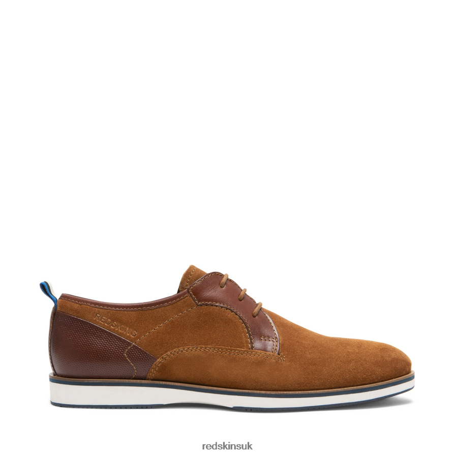 Redskins Footwear Men COGNAC Pyramid Suede Derby shoes RB620P244