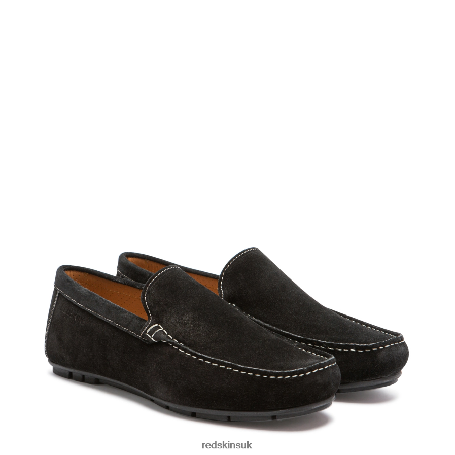 Redskins Footwear Men BLACK Beaba Suede Mocassin RB620P280