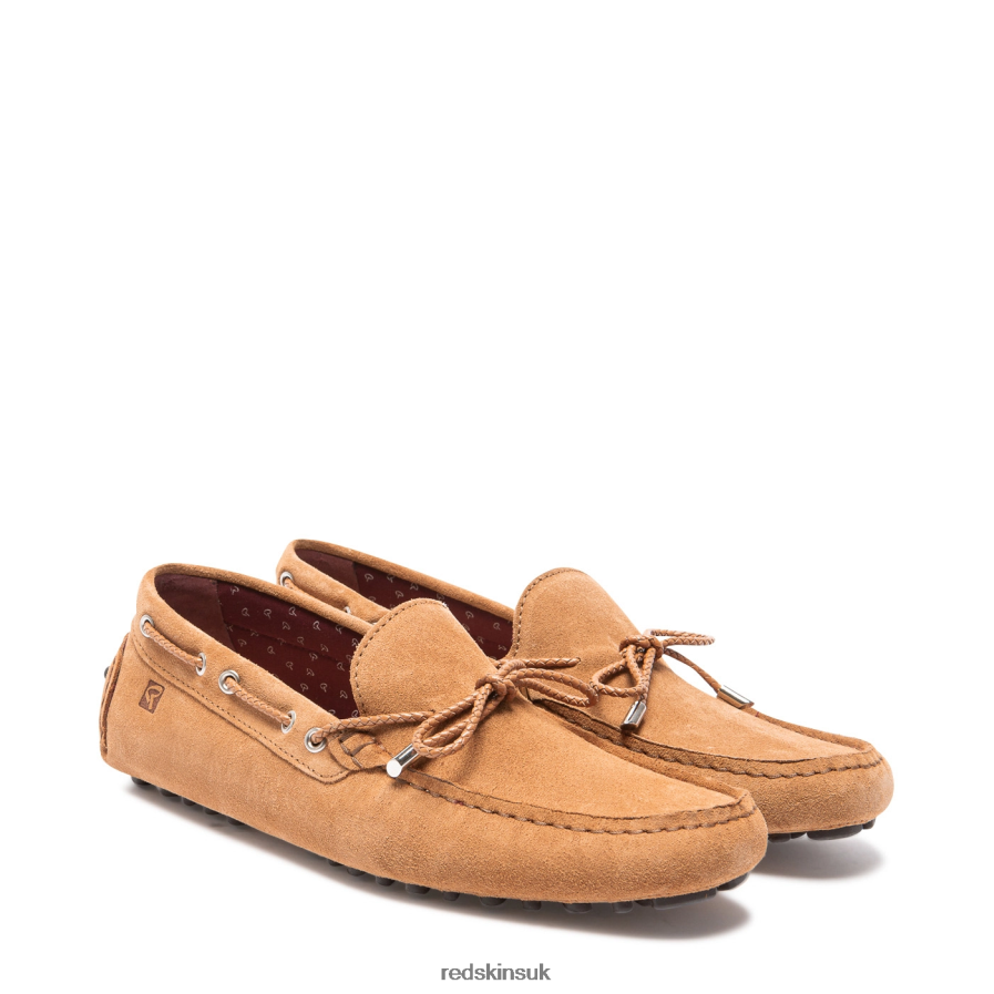 Redskins Footwear Men CARAMEL Santos Suede Slippers RB620P282