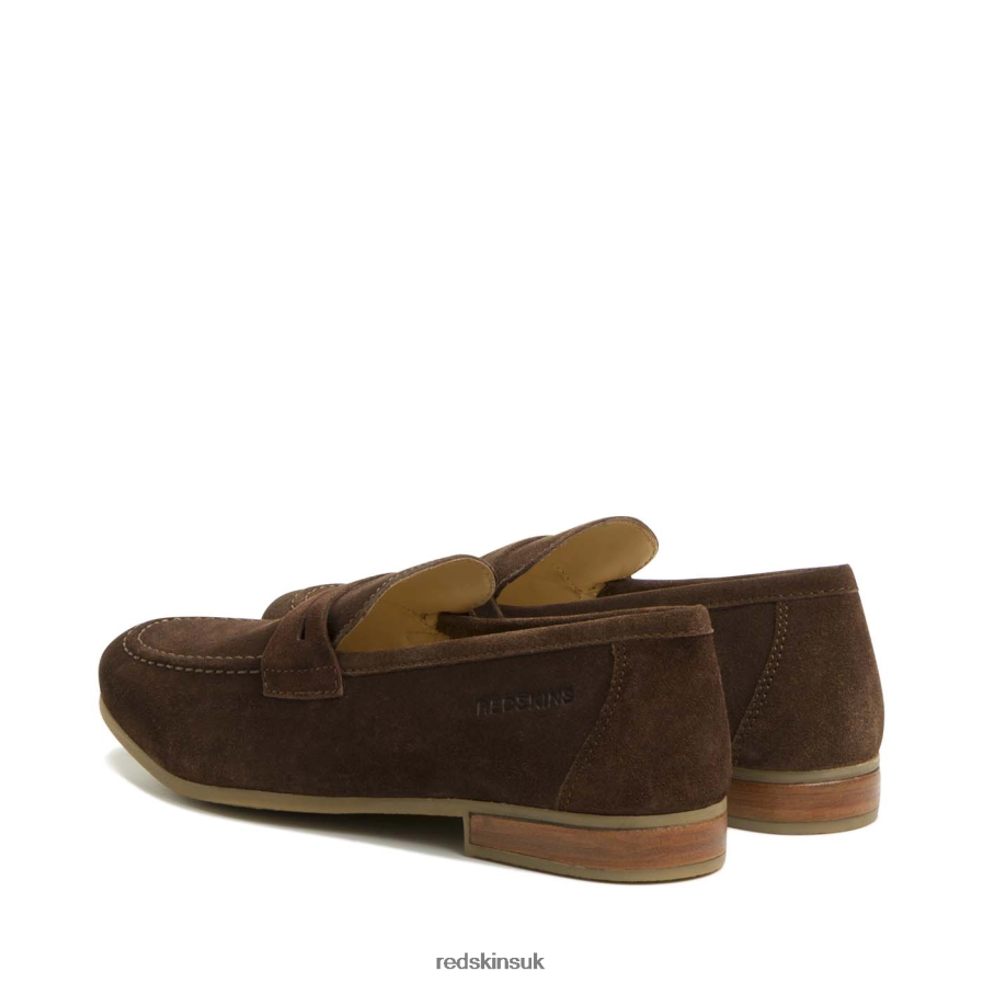 Redskins Footwear Men CHOCOLATE Lutin Suede Mocassin RB620P273