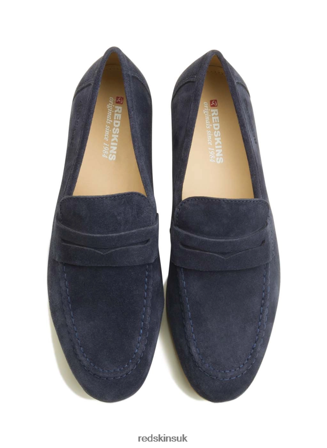 Redskins Footwear Men NAVY Lutin Suede Mocassin RB620P275