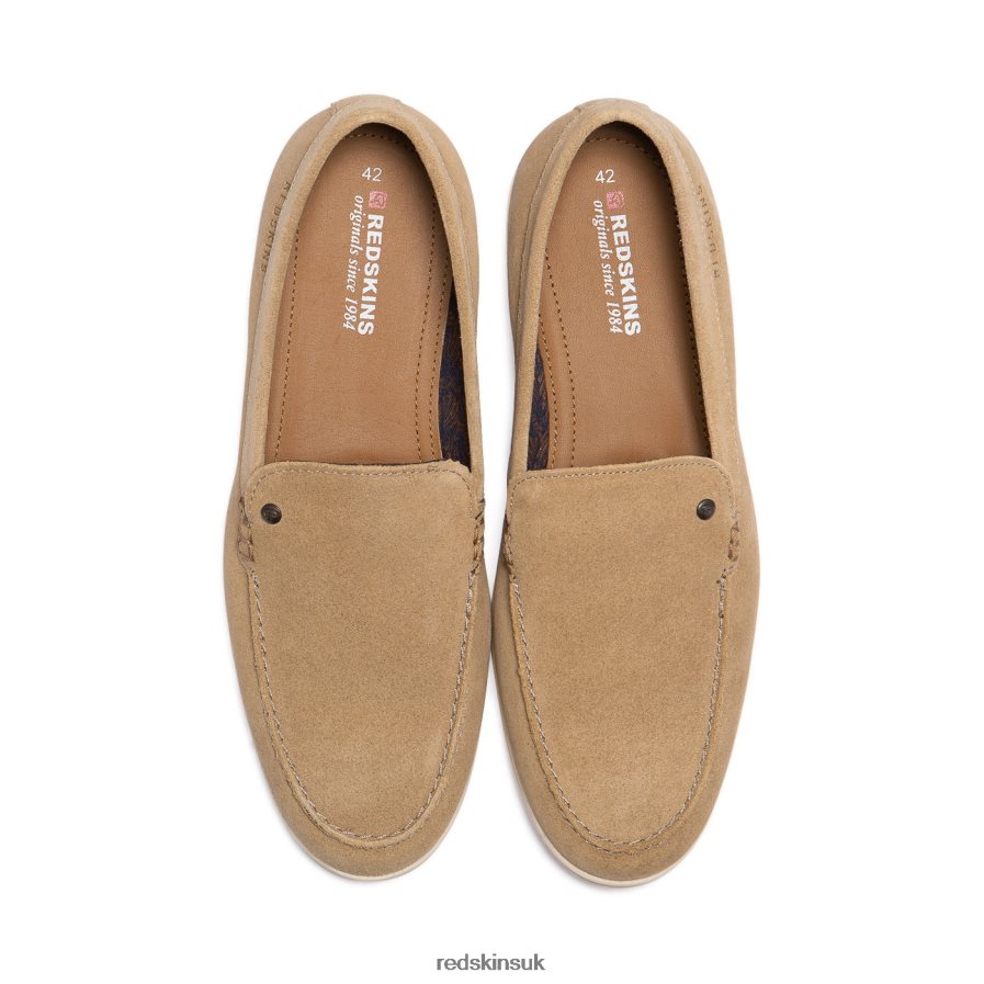 Redskins Footwear Men SAND Amiral Suede Loafers RB620P266
