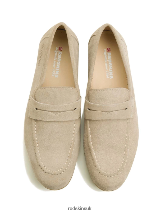 Redskins Footwear Men TAUPE Lutin Suede Mocassin RB620P277