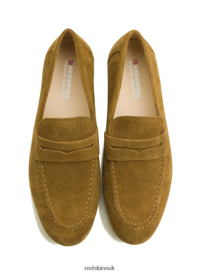 Redskins Footwear Men TOBACCO Lutin Suede Mocassin RB620P276