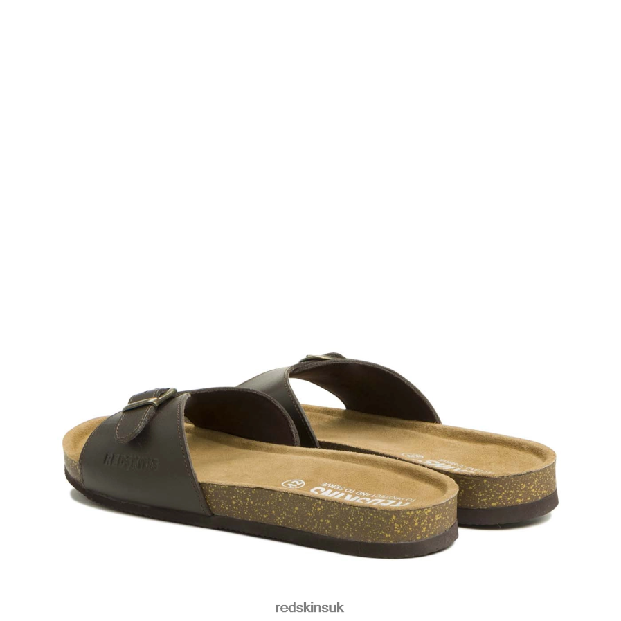 Redskins Footwear Men BROWN Carolin Leather Mule RB620P260