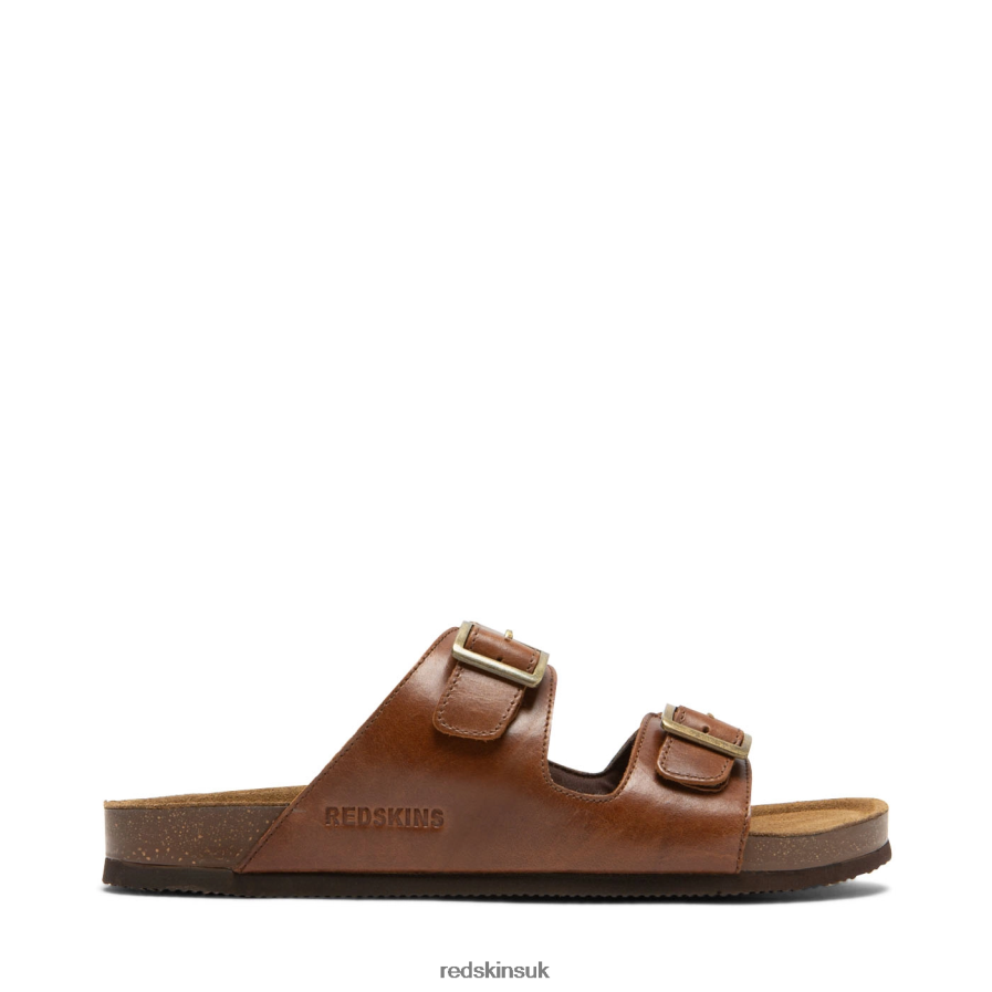 Redskins Footwear Men COGNAC Californie Leather Sandal RB620P257