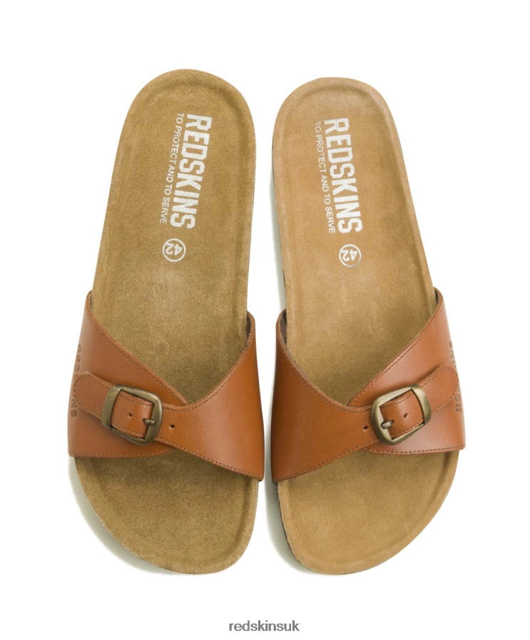 Redskins Footwear Men COGNAC Carolin Leather Mule RB620P259