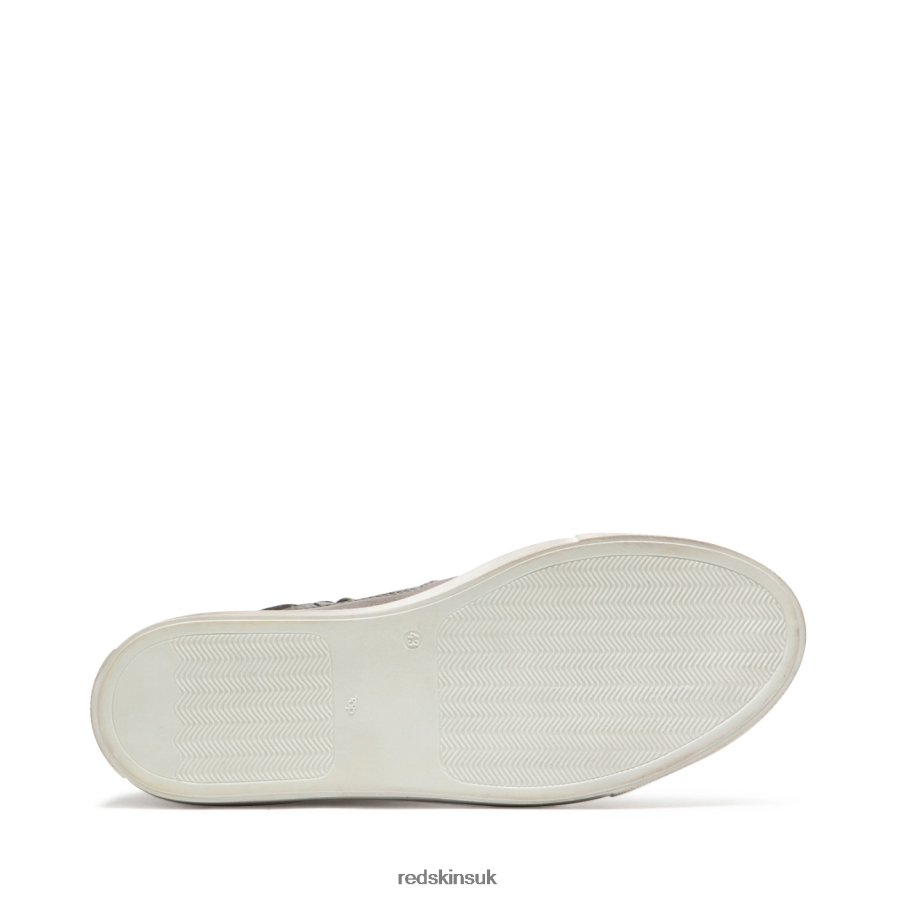 Redskins Footwear Men ANTHRACITE Nerino Leather Sneakers RB620P58