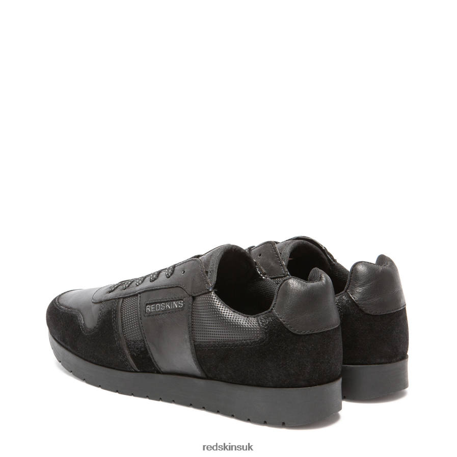 Redskins Footwear Men BLACK Affairi Leather Sneakers RB620P109