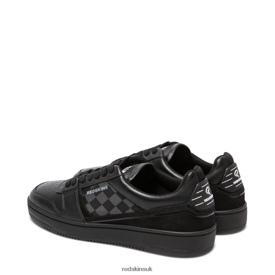 Redskins Footwear Men BLACK Attrait Leather Sneakers RB620P78