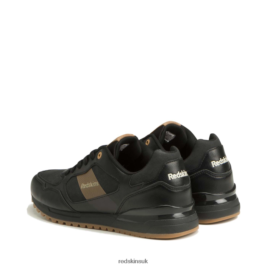 Redskins Footwear Men BLACK + CAMEL Obvious 2 Textile Sneakers RB620P3