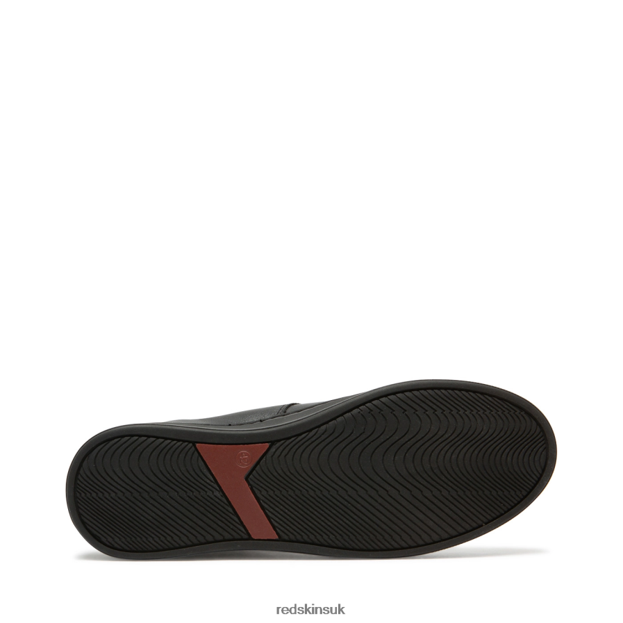 Redskins Footwear Men BLACK Hopeso Leather Sneakers RB620P94