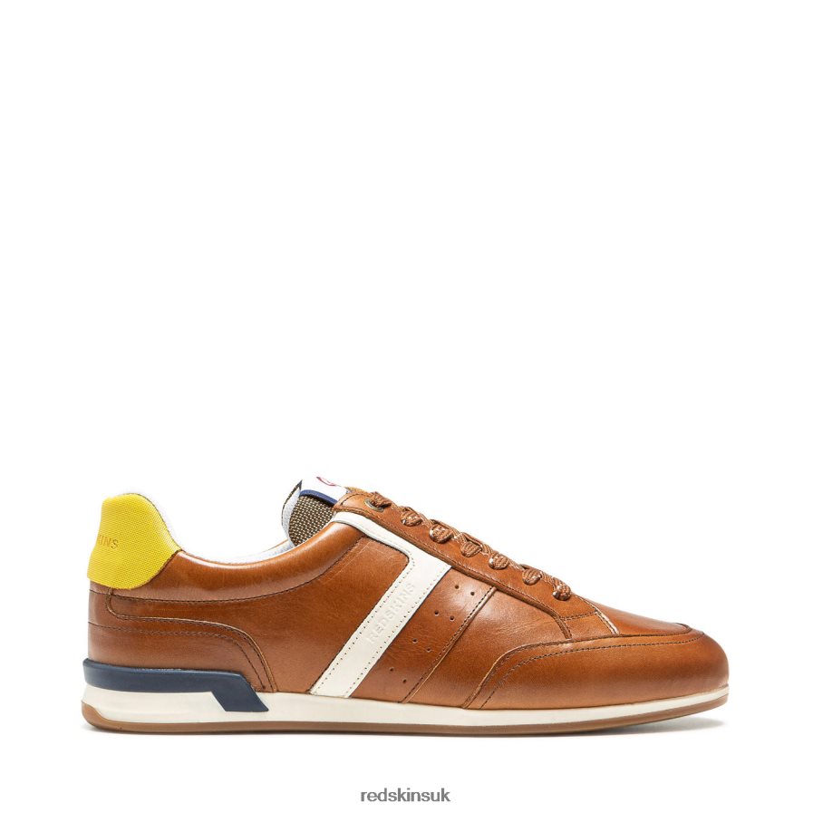 Redskins Footwear Men COGNAC + BEIGE Dinamo Textile Sneakers RB620P91