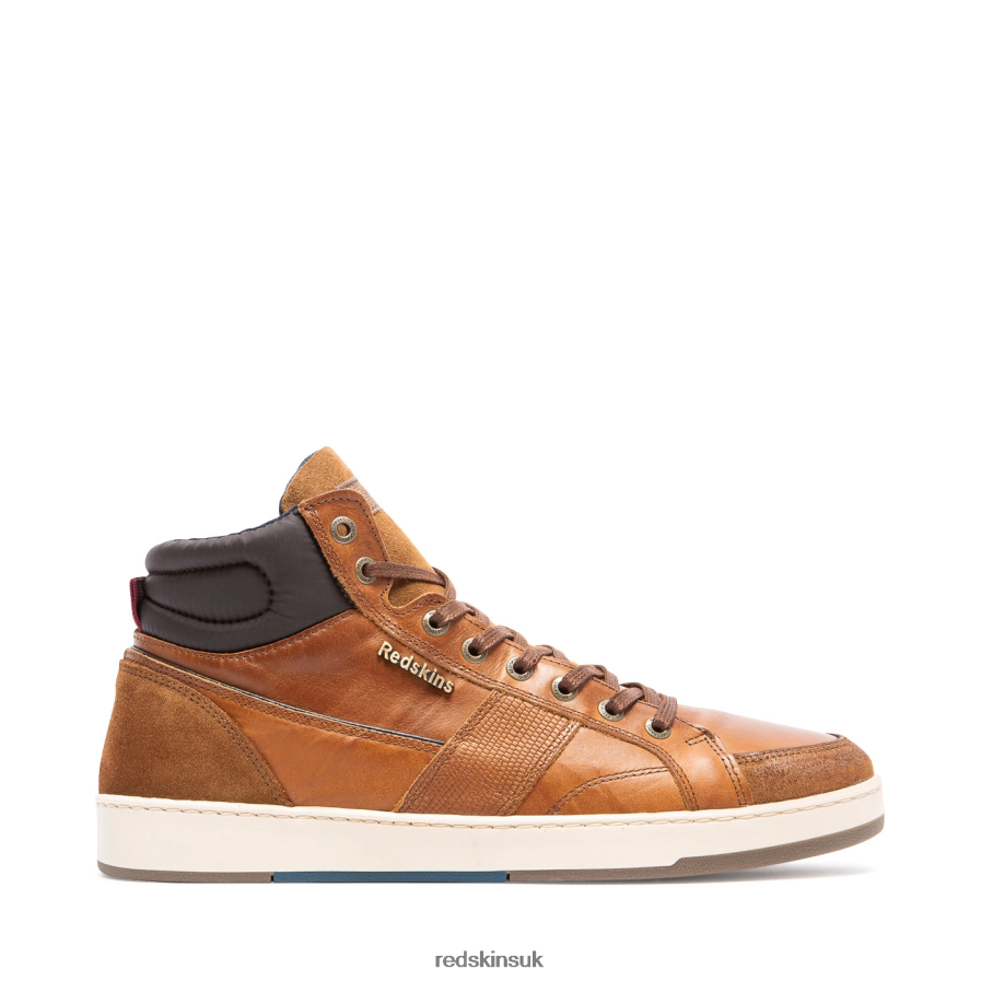 Redskins Footwear Men COGNAC + BROWN Sabal Leather Sneakers RB620P144