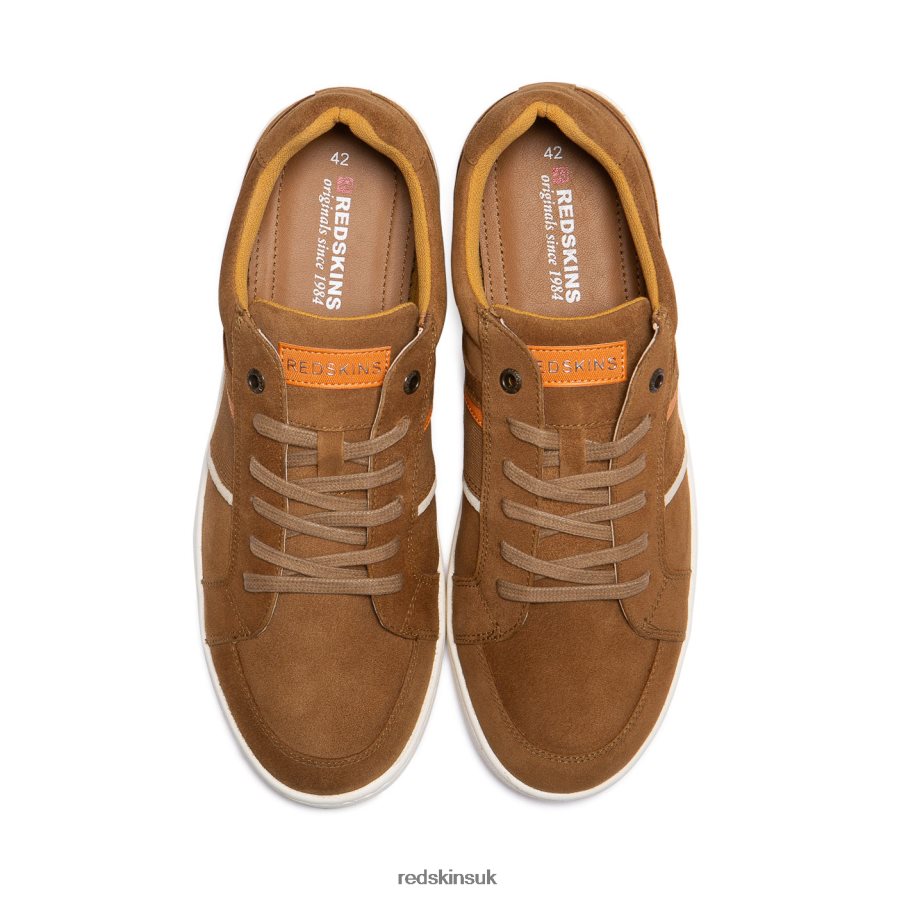 Redskins Footwear Men COGNAC Falkor Suede Sneakers RB620P28