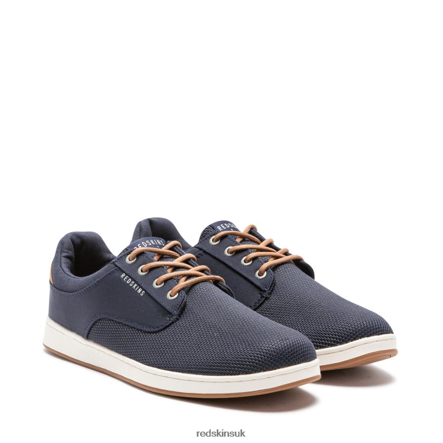 Redskins Footwear Men DARK NAVY + COGNAC Pachiro Textile Sneakers RB620P141