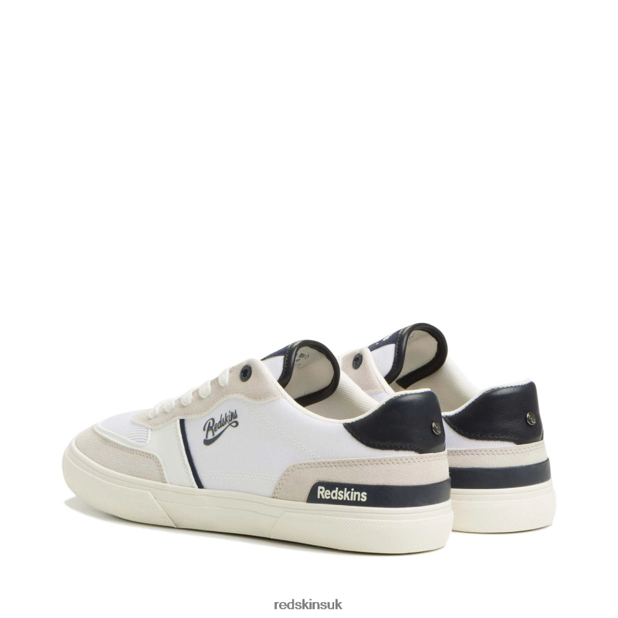 Redskins Footwear Men ECRU + MARINE Optic Textile Sneakers RB620P33