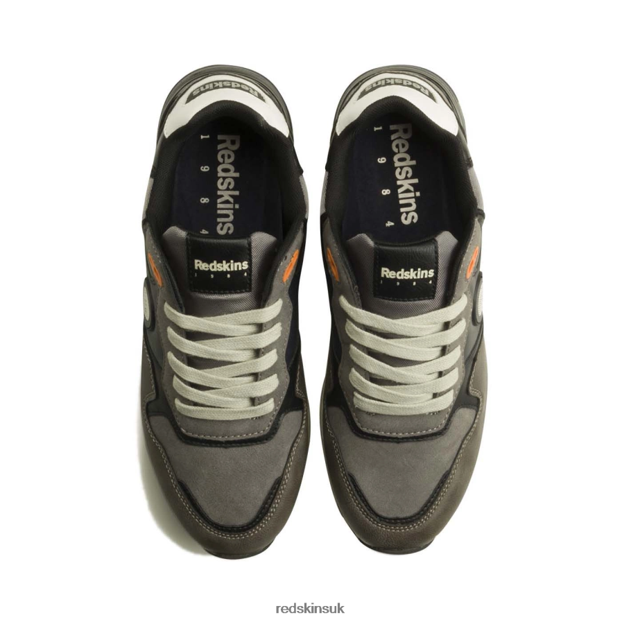 Redskins Footwear Men GREY + BLACK + NAVY Oyat 3 Sneakers RB620P19