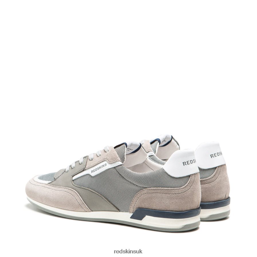 Redskins Footwear Men GREY + BLANC Deep Textile Sneakers RB620P123