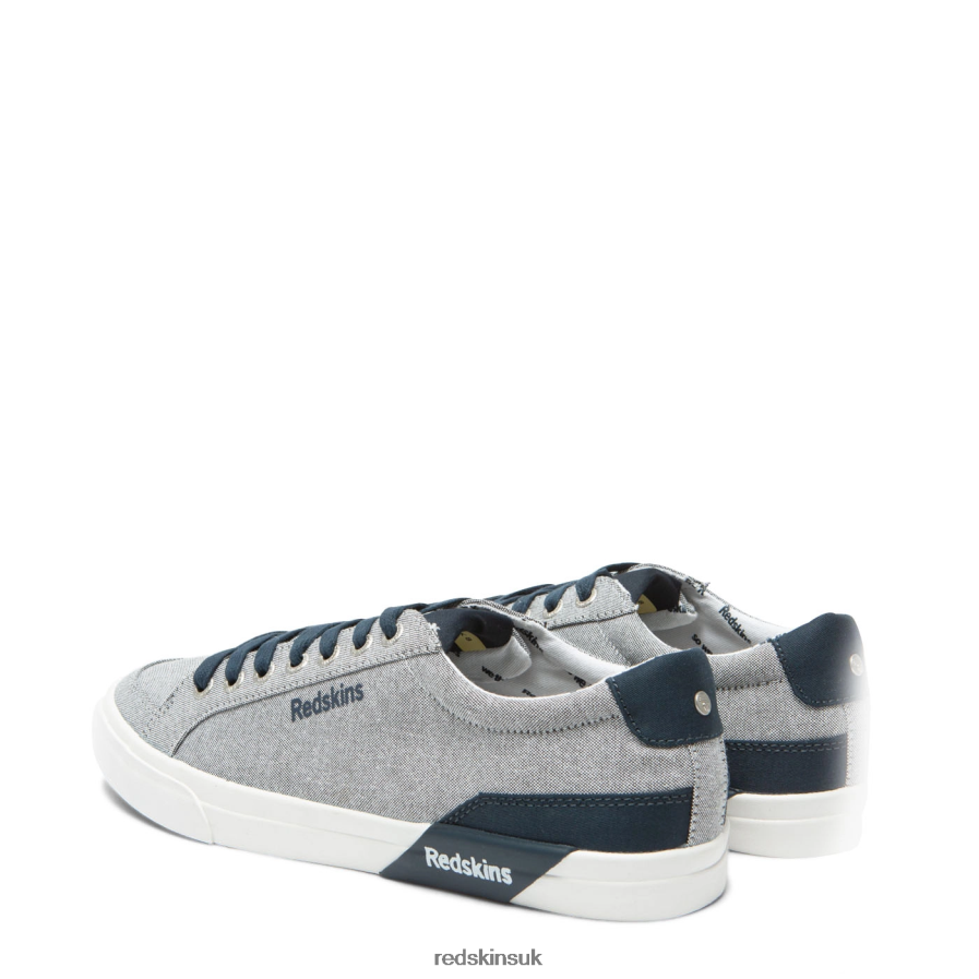 Redskins Footwear Men GREY + NAVY Forman Textile Sneakers RB620P66