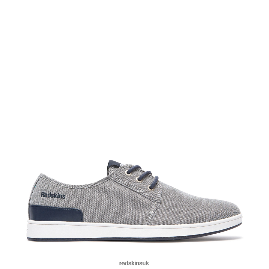Redskins Footwear Men GREY + NAVY Geant Textile Sneakers RB620P132